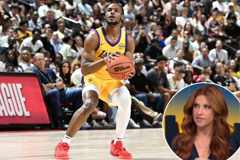 Rachel Nichols takes aim at Bronny James critics over ‘unfair’ expectations of Lakers rookie