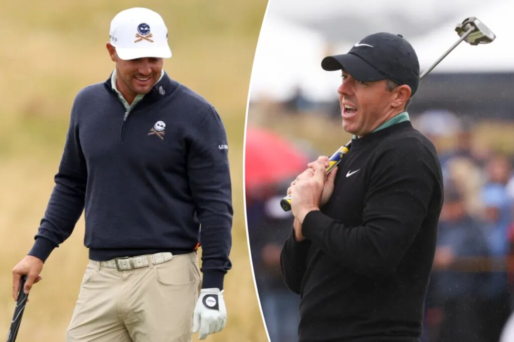 Rory McIlroy, Bryson DeChambeau implode early amid British Open carnage