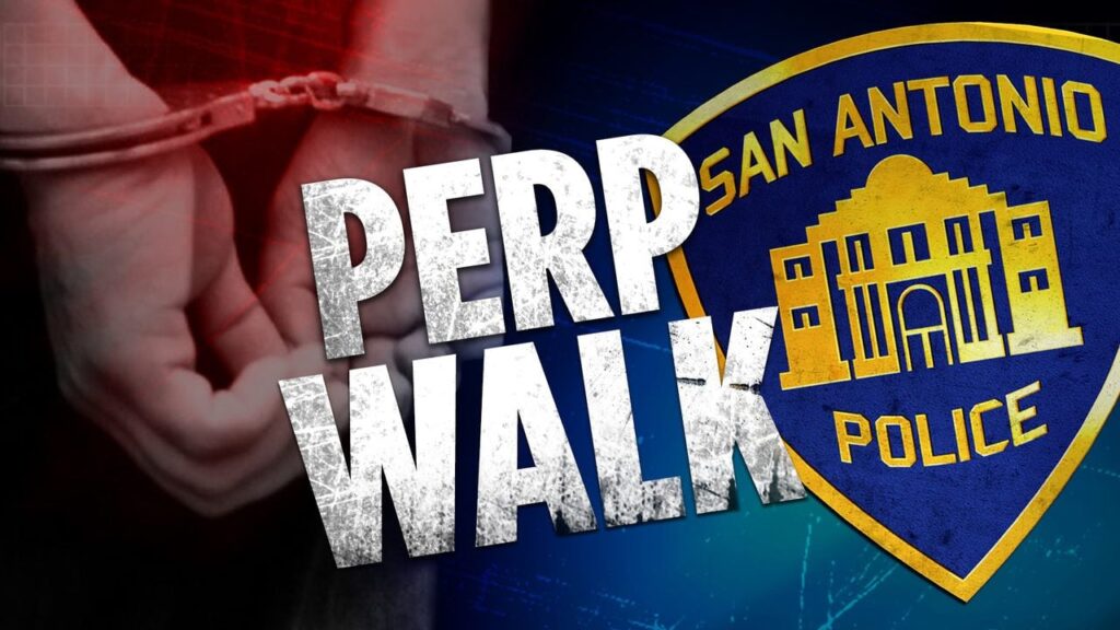 SAPD holds perp walk for capital murder suspect