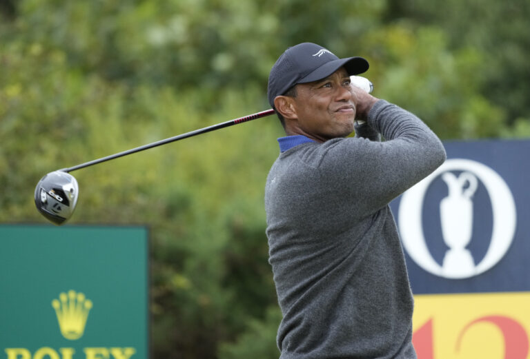 Shot-by-shot updates: Follow Tiger Woods' second round of the 2024 British Open