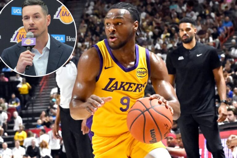The Thunder star JJ Redick believes Bronny James will become