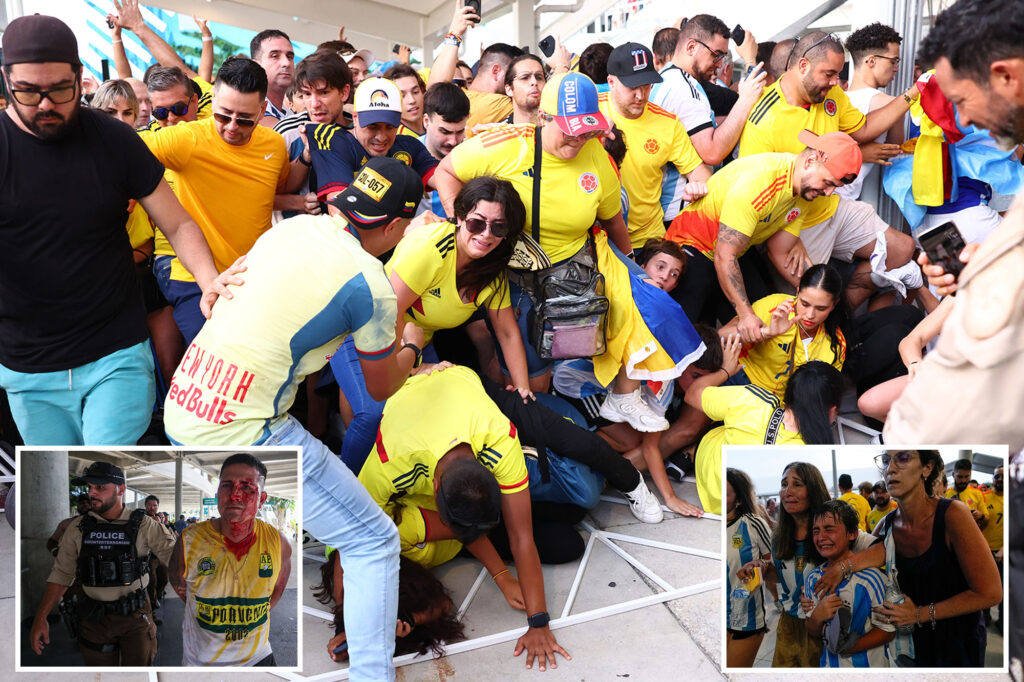 Wife of Colombia’s Daniel Muñoz bloodied, crying with young children during ‘terrible’ Copa America mayhem