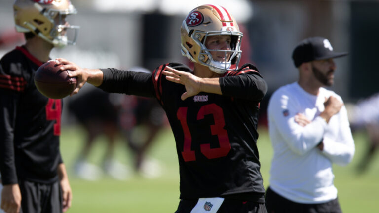 49ers' Brock Purdy is borrowing from Aaron Rodgers ahead of their season-opening primetime duel