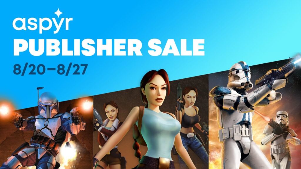 Aspyr Publisher Switch Sale, Up To 95% Off - Star Wars, Tomb Raider & More (US)