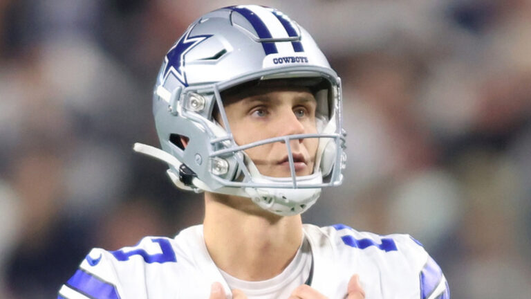 Cowboys’ kicker Brandon Aubrey drills a 66-yard field goal in preseason game vs. Raiders