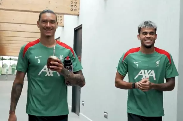 Darwin Nunez and Luis Diaz show true colors on return to Liverpool training ground