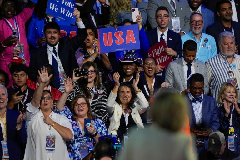 Democrats honor Biden while pivoting to Harris on first day of convention