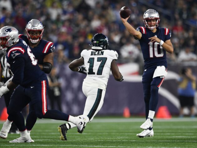 Drake Maye’s Ascension With Mark Daniels