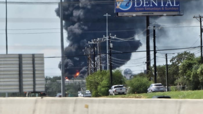Firefighters battled large blaze at Spa Crafters warehouse on North Side, SAFD says