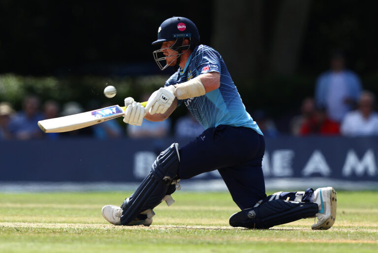 Ian Holland stars for Leicestershire with ball and bat