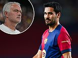 Ilkay Gundogan 'asks to LEAVE Barcelona' just one season after departing Man City, with Jose Mourinho 'prepared to do everything' to bring the midfielder to Fenerbahce