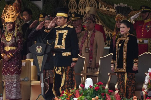 Indonesia holds unfinished future capital's first Independence Day ceremony