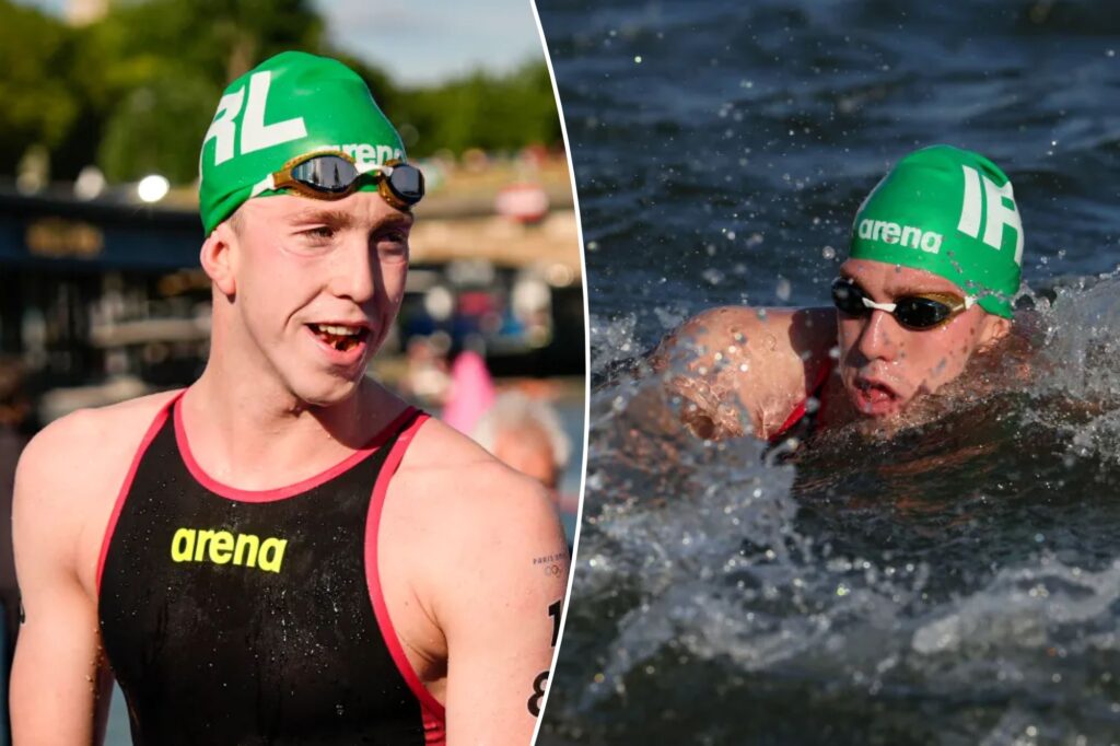 Irish Olympian Daniel Wiffen hospitalized after swimming in Seine River, misses closing ceremony