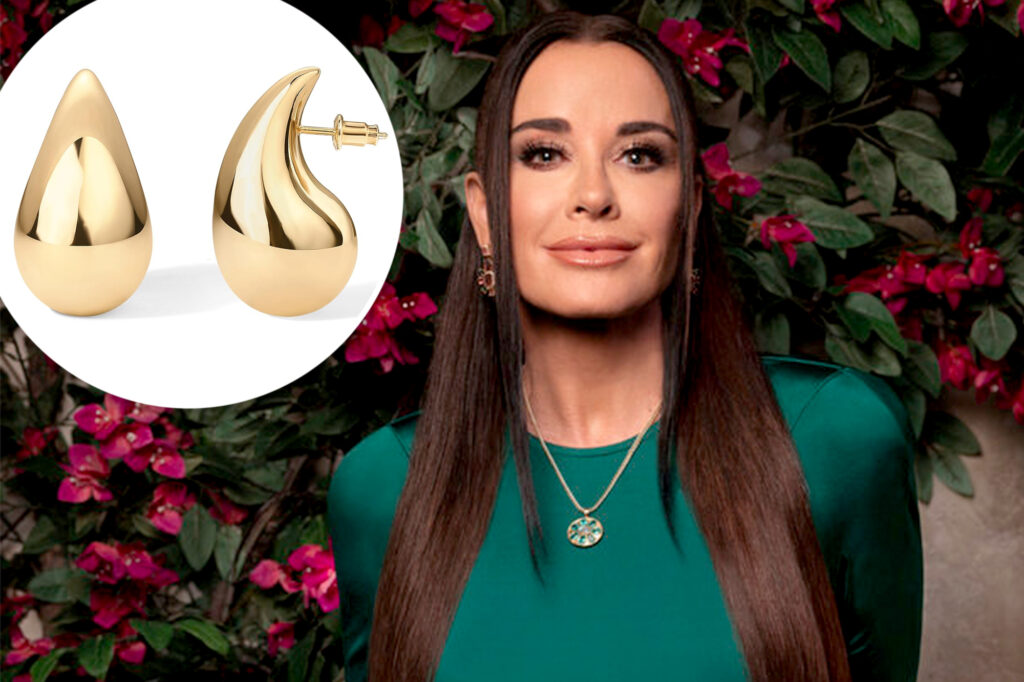 Kyle Richards loves these $13 Amazon earrings that look just like Bottega Veneta