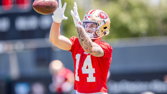 Kyle Shanahan ‘real happy’ with Ricky Pearsall’s progress in camp after return from injury