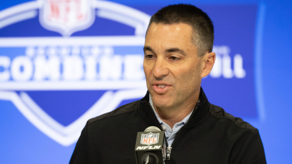 Las Vegas Raiders general manager Tom Telesco showed that it's more than just a business to him