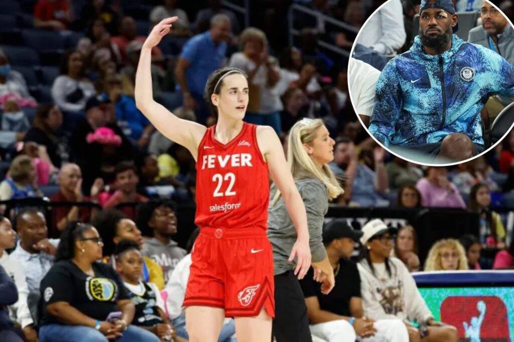 LeBron James claps back at Caitlin Clark haters after Fever star’s big night