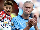 Manchester City 'identify shock target to provide back up for Erling Haaland' after Julian Alvarez's £81m move to Atletico Madrid