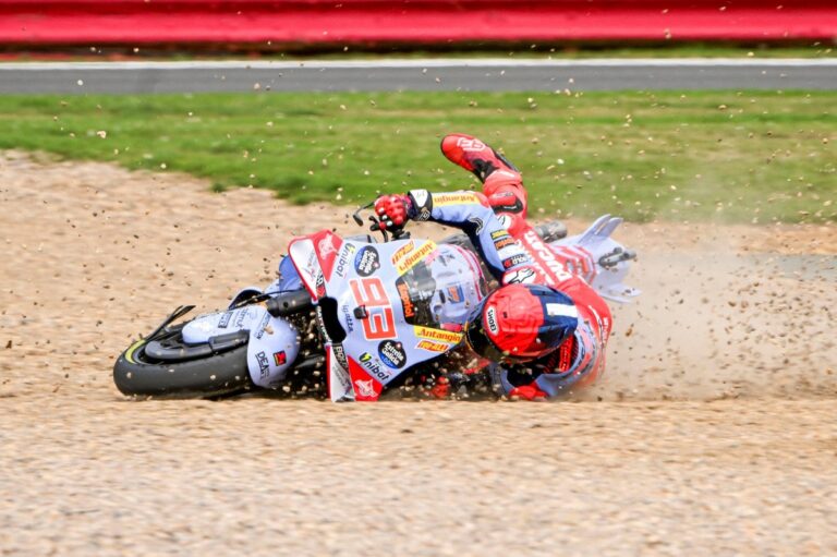 Marquez lost the front "without warning" on penultimate lap of Silverstone MotoGP sprint