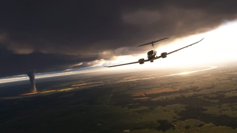 Microsoft Flight Simulator 2024 will let you climb out of your plane, walk a trail, and watch the sunset