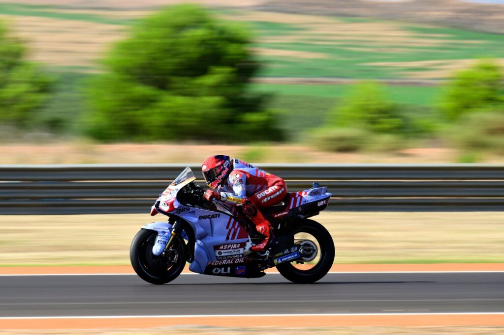 MotoGP Aragon GP: Marc Marquez beats Aprilias to top FP2 times