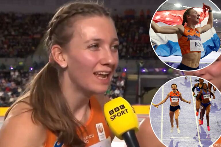 Olympic fans stunned by track star’s ‘Mickey Mouse’ voice after crushing USA’s hopes