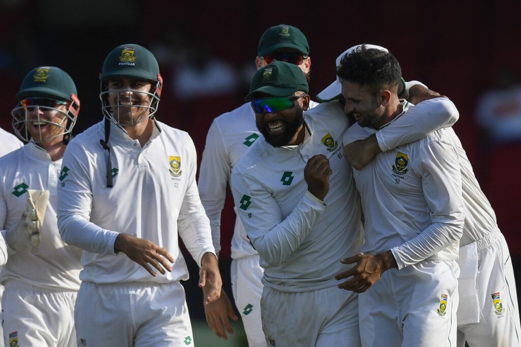 Rabada and Maharaj seal win for South Africa against resilient West Indies