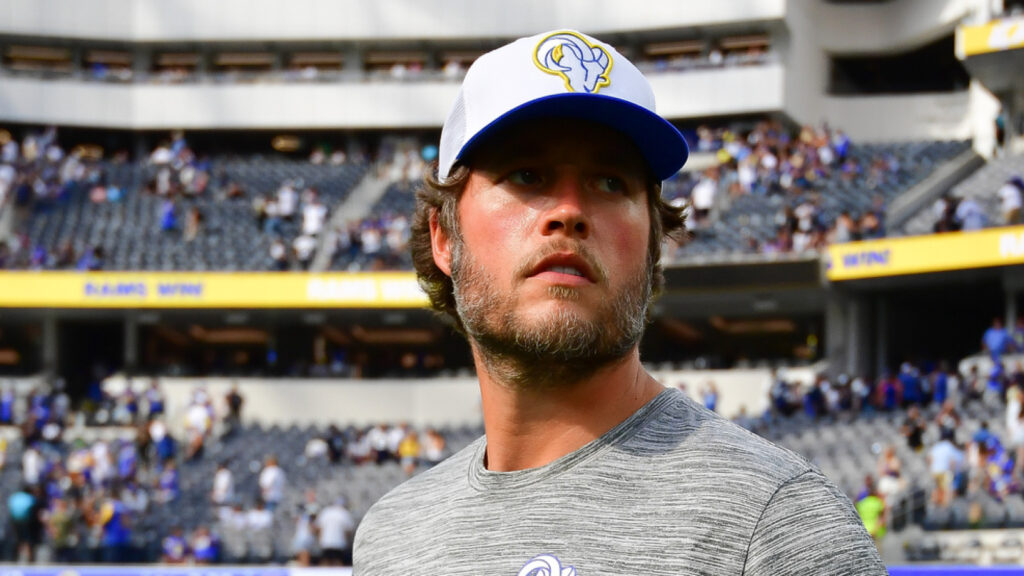 Rams are looking at Matthew Stafford as a year-to-year proposition