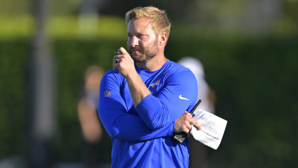 Rams HC Sean McVay (temporarily) handing over keys to assistant