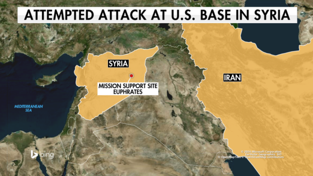 Rocket attack launched against US military base in Syria
