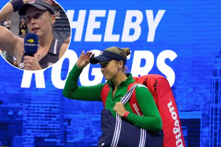 Shelby Rogers gets emotional after career-ending loss at US Open