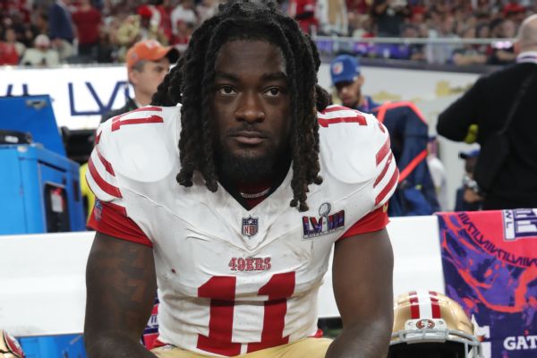 Sources: Pats, Browns eye Niners' Aiyuk in trade