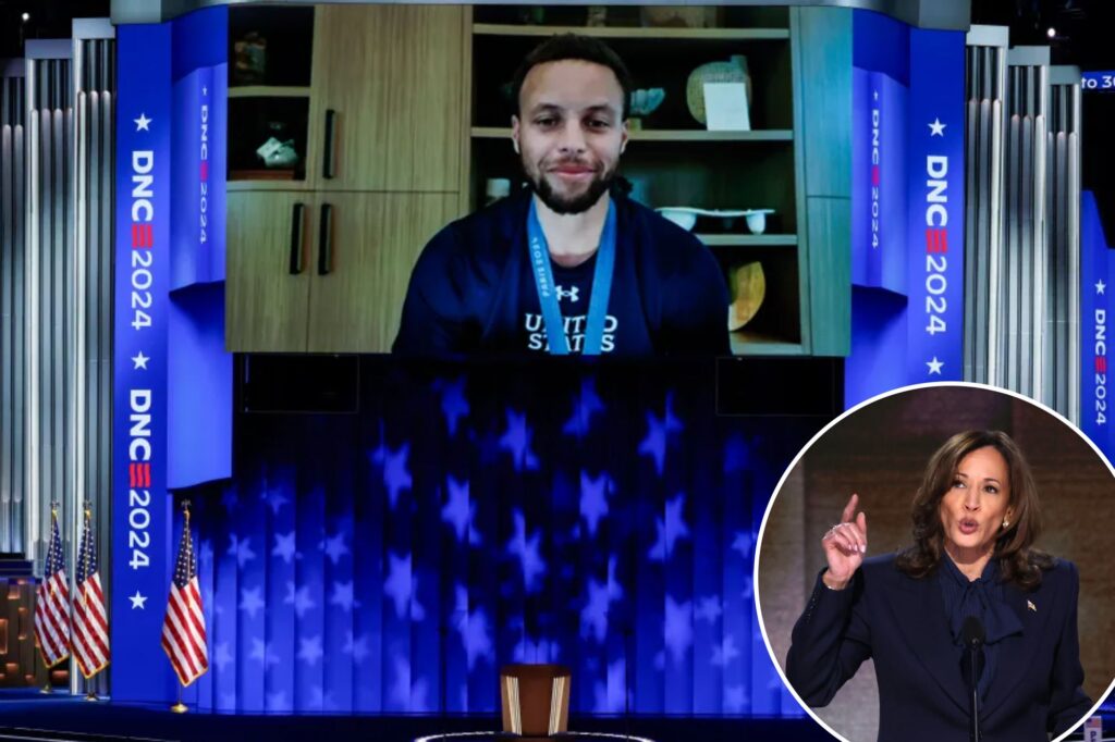 Steph Curry surprises with DNC video supporting Kamala Harris