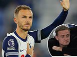 THE NOTEBOOK: James Maddison gets a mixed reception from Leicester fans as former Tottenham midfielder Oliver Skipp watches from the posh seats after swapping a probable top-four push for a possible relegation