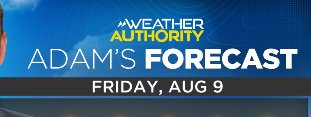 Tonight’s rain and light show quickly ending