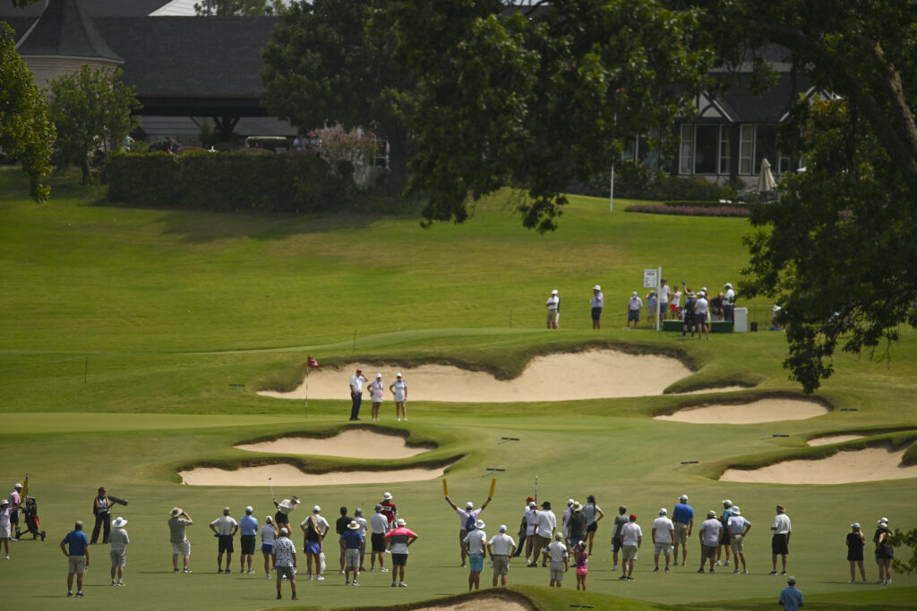 U.S. Women's Amateur semifinal, championship tee times being adjusted because of weather