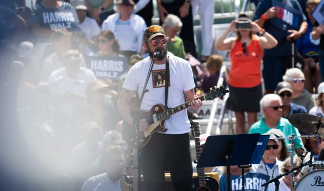 Watch Bon Iver Perform at Kamala Harris and Tim Walz Rally in Wisconsin