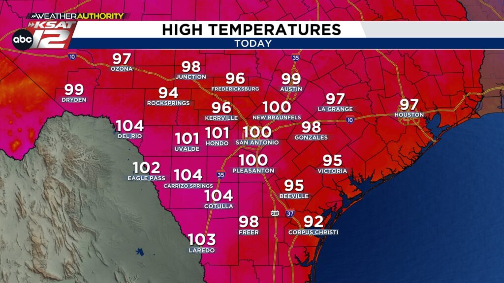 Will we make it four in a row? The 100° days are stacking up.