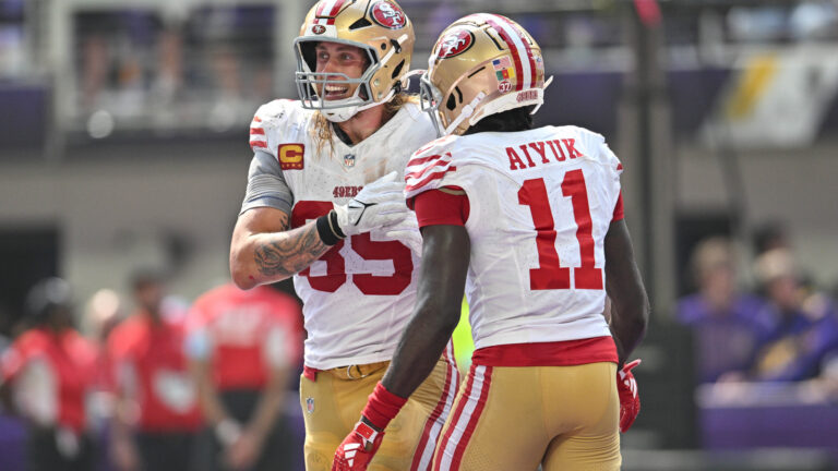 49ers list George Kittle, Deebo Samuel among 6 inactives vs. Rams