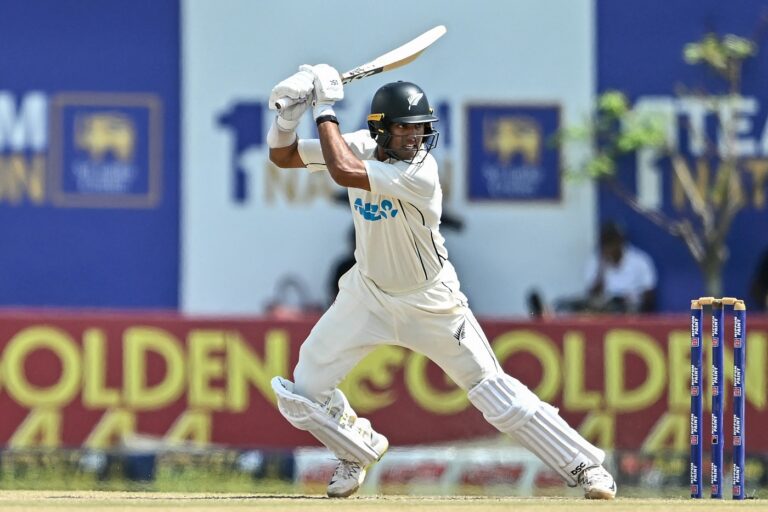 Ajaz 'grateful' for 'world class' Ravindra keeping New Zealand in the contest