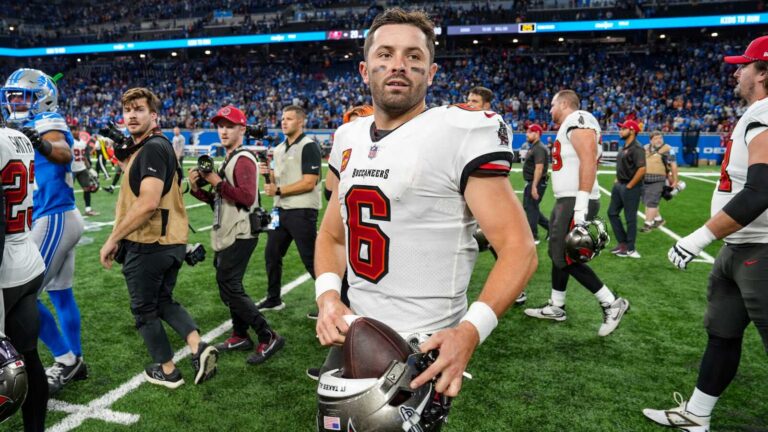 Bucs' Baker Mayfield sends a strong message to Panthers QB Bryce Young when he needs it the most