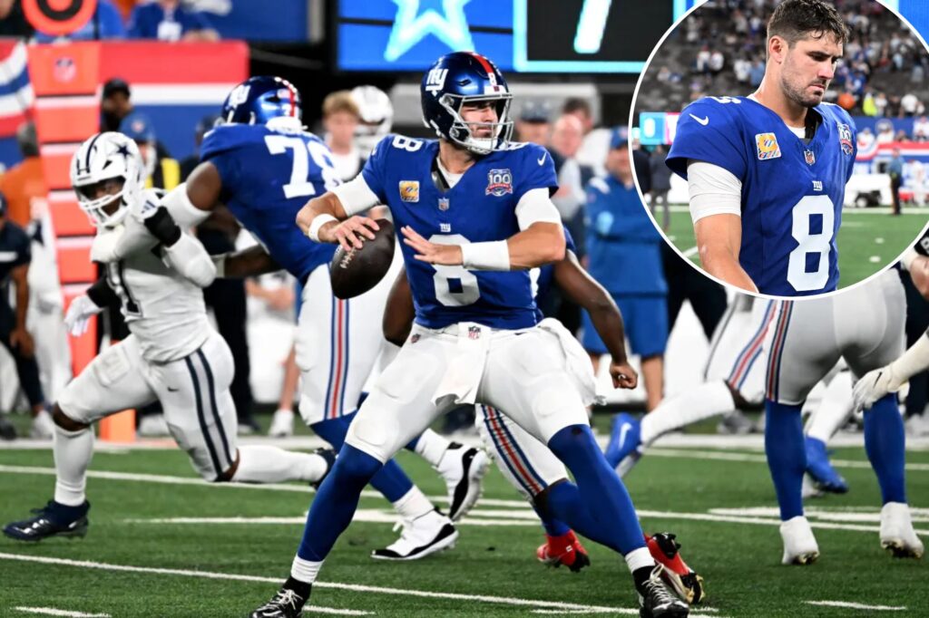 Daniel Jones not good enough to get Giants a needed win over Cowboys