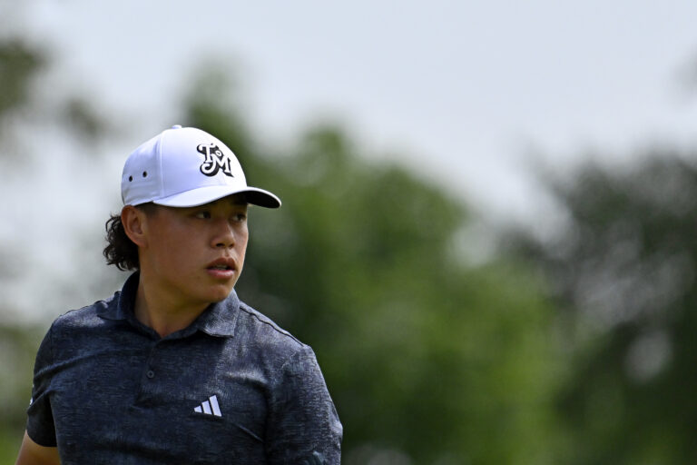 Freak accident during pro-am has young Aussie golfer fighting for his eyesight