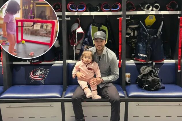 Johnny Gaudreau’s daughter practices hockey skills in heartwarming video
