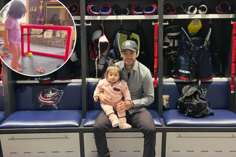 Johnny Gaudreau’s daughter practices hockey skills in heartwarming video