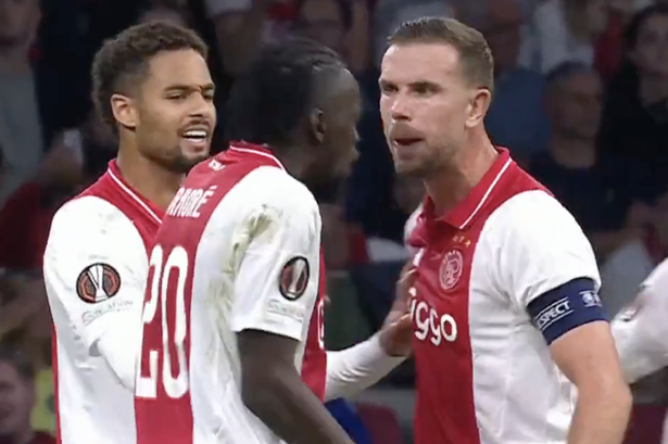 Jordan Henderson pulled apart from Ajax teammate after furious on-field row