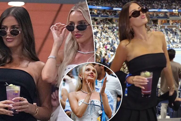 Josh Allen’s ex, Brittany Williams, takes in US Open with Taylor Fritz’s girlfriend, Morgan Riddle