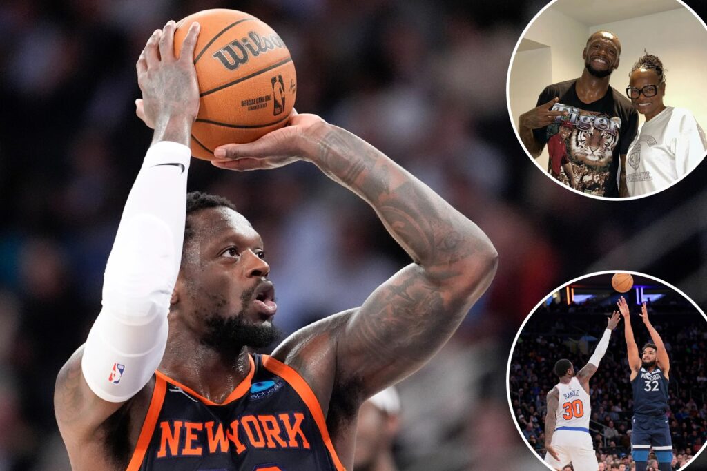Julius Randle’s new look revealed as mom acknowledges Knicks trade on Instagram: ‘Let’s go Wolves!’