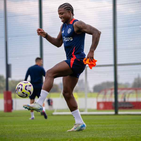 Malacia makes another positive step