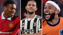 Martial, Rabiot & Depay - the free agents still available